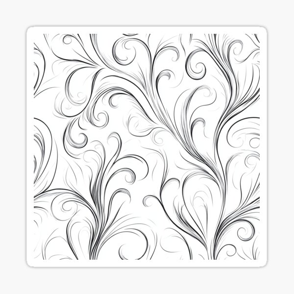 Item preview, Clean Sketches: Linear Beauty designed and sold by MidArtForge.