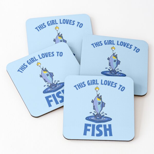 Item preview, This Girl Loves to Fish designed and sold by 87-Aesthetics.