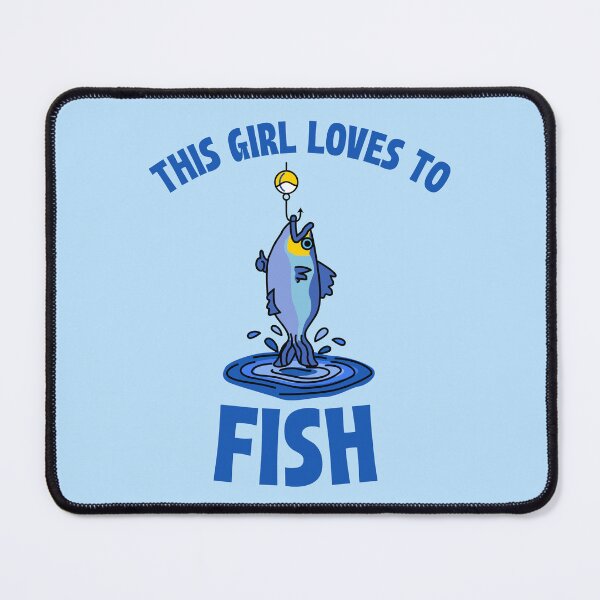 Item preview, This Girl Loves to Fish designed and sold by 87-Aesthetics.