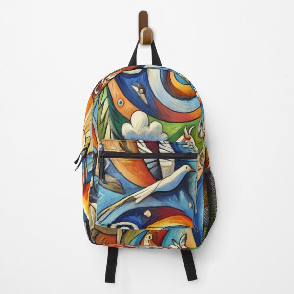 Item preview, "Wild Color Cascades: Abstract Animal Worlds in AI-Expressonism" designed and sold by FotoworldEdel.