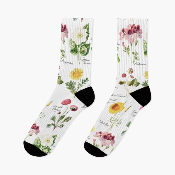 Item preview, Vintage Flowers Daisy Rose Buttercup Beautiful Garden Flowers, Floral Botanical Print designed and sold by catsandmore.