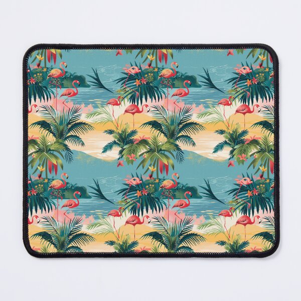 Item preview, Graceful Parade of Flamingos designed and sold by MidArtForge.
