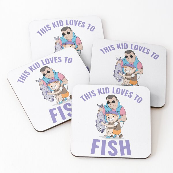 Item preview, This Kid Loves to Fish designed and sold by 87-Aesthetics.