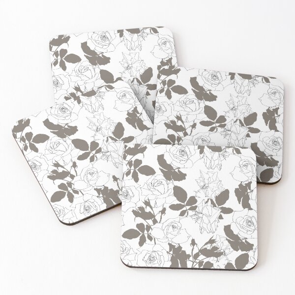 Item preview, Elegant seamless pattern with hand drawn line Roses flowers. designed and sold by MatyKotiv.