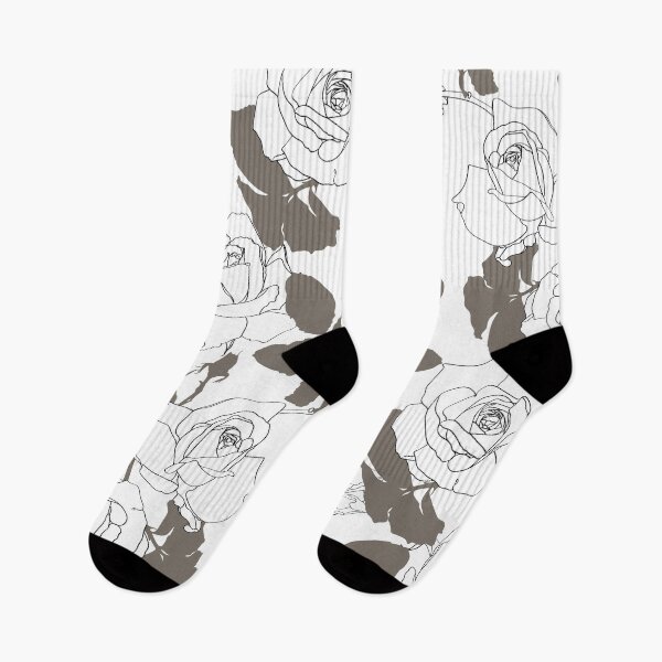 Item preview, Elegant seamless pattern with hand drawn line Roses flowers. designed and sold by MatyKotiv.