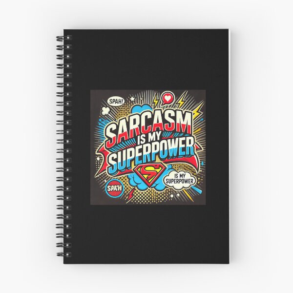 Item preview, Sarcasm is My Superpower - Comic Style Design designed and sold by EllsLittleStore.