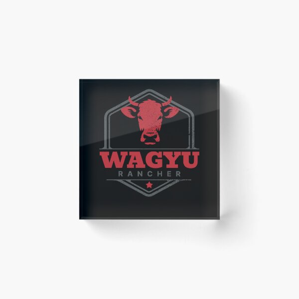 Artikelvorschau, Wagyu Rancher Premium Rindfleisch Kenner entworfen und verkauft von MooonTees.