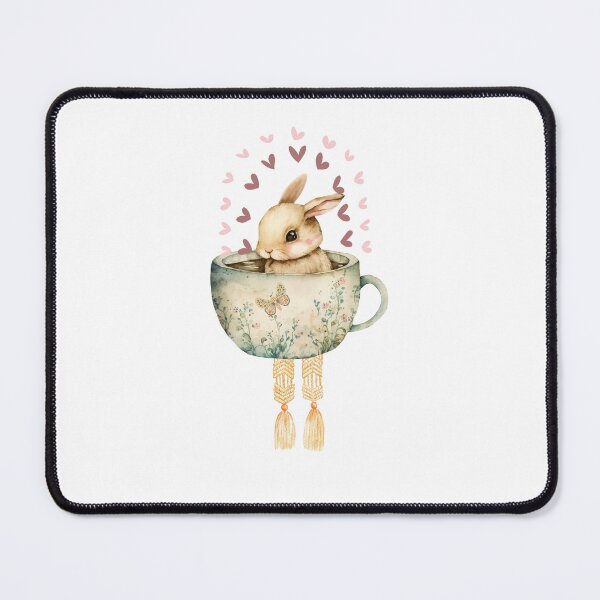 Item preview, Boho Coffee Cup Rabbit T-Shirt designed and sold by GorinART.