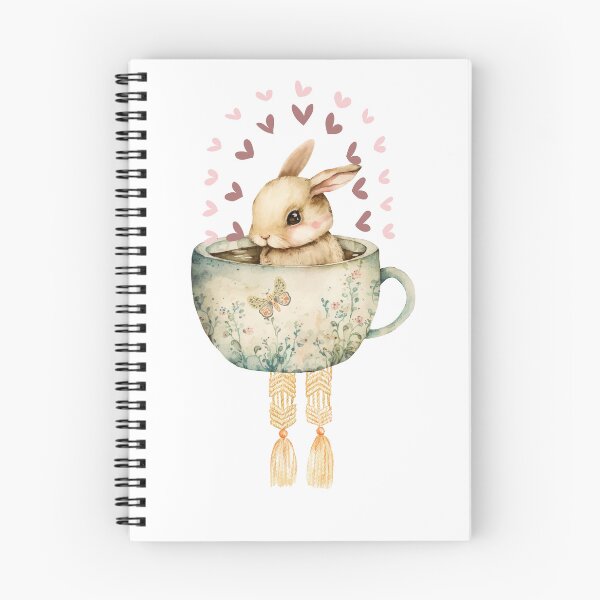 Item preview, Boho Coffee Cup Rabbit T-Shirt designed and sold by GorinART.
