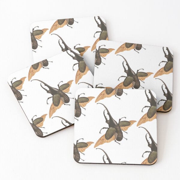 Item preview, Hercules Beetle (1758), vintage insect illustration by George Edwards. designed and sold by QuteStuffHere.
