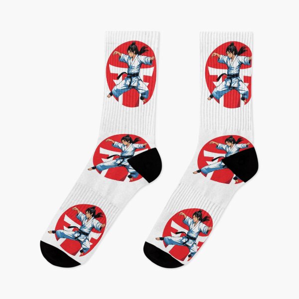 Item preview, Karate Girl Black Belt Training - Japanese Martial Arts Art designed and sold by JessArty ⭐⭐⭐⭐⭐.