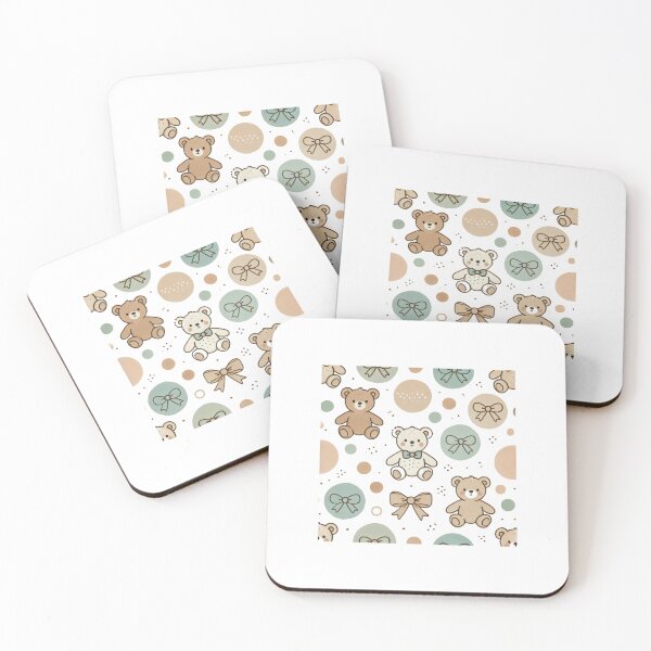 Item preview, Adorable Teddy Bear Pattern designed and sold by EllsLittleStore.
