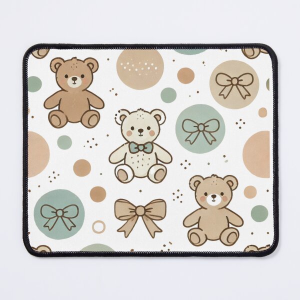 Item preview, Adorable Teddy Bear Pattern designed and sold by EllsLittleStore.