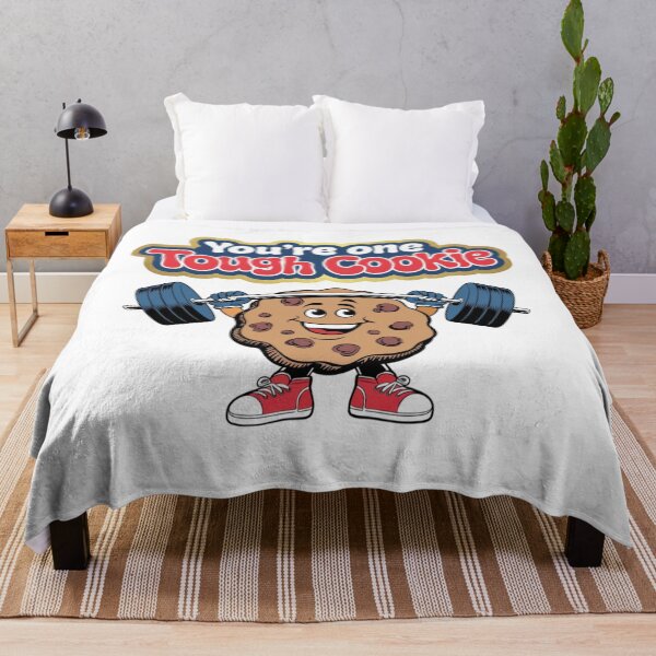 Item preview, You're one tough cookie, cookie, funnyfits70, Humor, Funny, retro, vintage, funny quotes, animal humor, designed and sold by FunnyFits70.