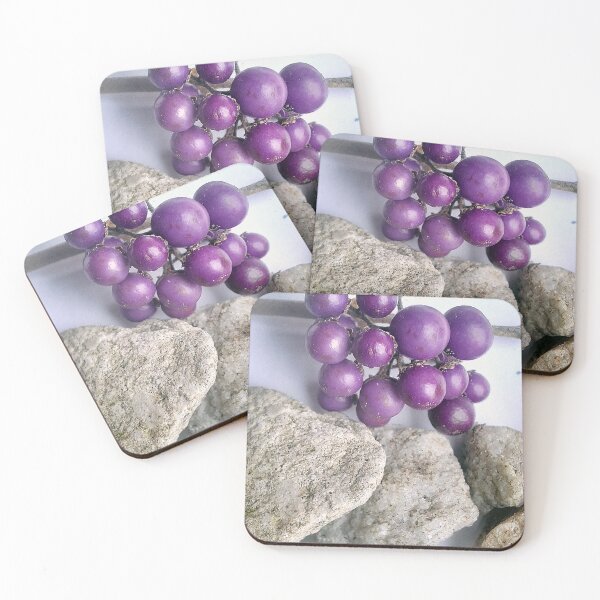 Item preview, Berries of the love-pearl bush and small stones in winter designed and sold by Ekirlufly.
