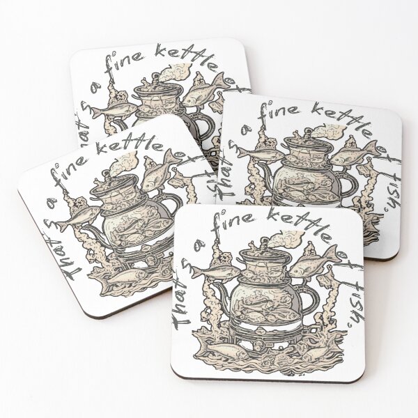 Item preview, Irish Sayings, Funny Idioms, Fine Kettle of Fish  designed and sold by CulturalCurios.