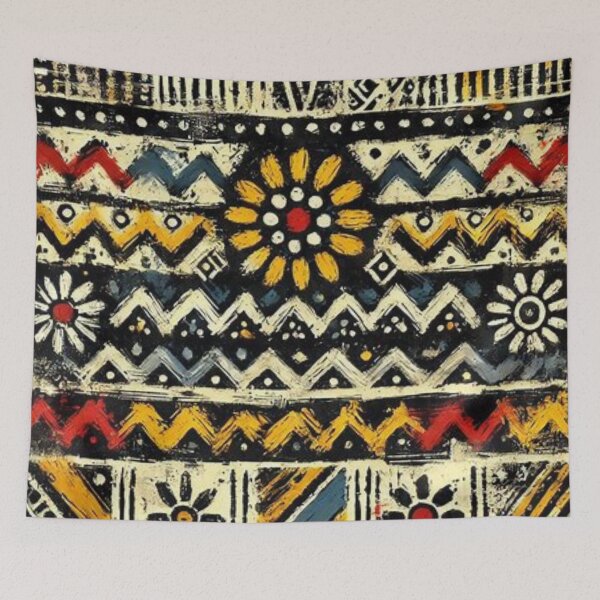 Item preview, Bohemian Abstract Floral Patterns  designed and sold by Shs-Kenya.