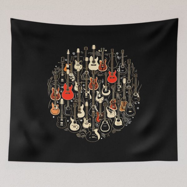 Item preview, World of Guitars: music lover designed and sold by VolcanRaven.