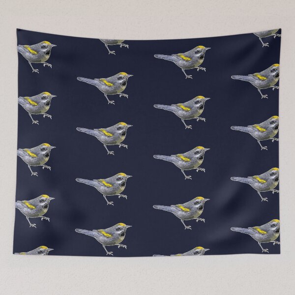 Item preview, Golden-winged Warbler White Alternate Design  designed and sold by designsasstultd.