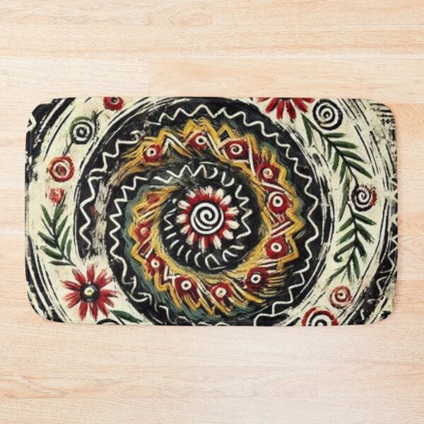 Item preview, Afrohemian Spiral Floral Patterns designed and sold by Shs-Kenya.