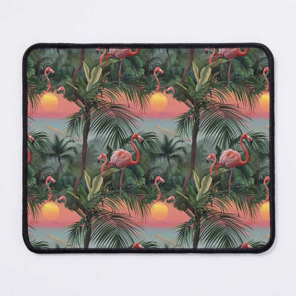 Item preview, Graceful Parade of Flamingos designed and sold by MidArtForge.