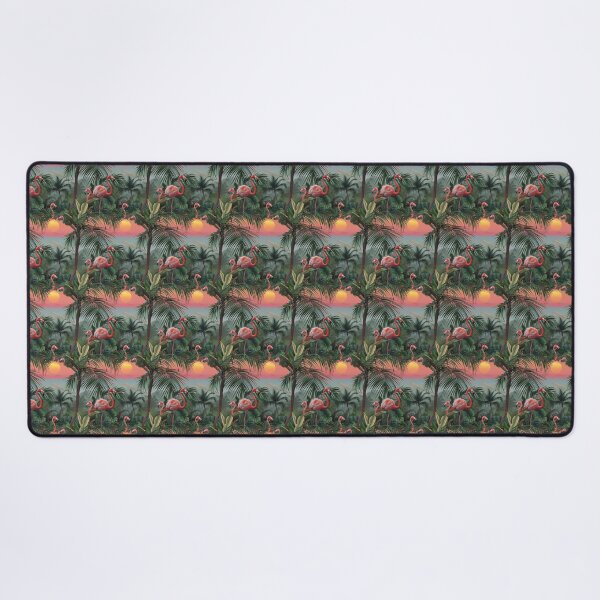 Item preview, Graceful Parade of Flamingos designed and sold by MidArtForge.