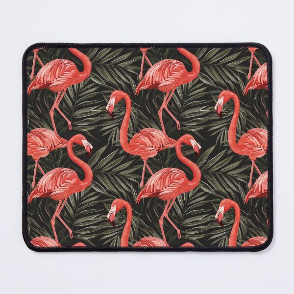 Item preview, Graceful Parade of Flamingos designed and sold by MidArtForge.