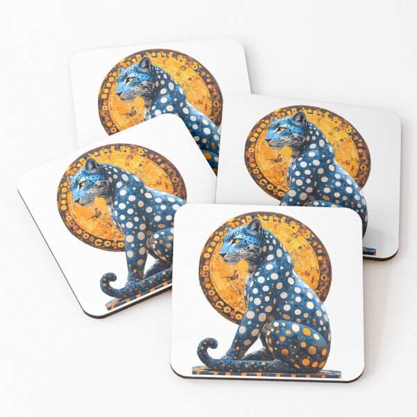 Item preview, A blue leopard with white spots on its body, Big Avatar designed and sold by wonderisland.