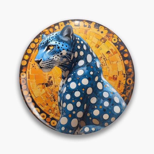 Item preview, A blue leopard with white spots on its body, Big Avatar designed and sold by wonderisland.