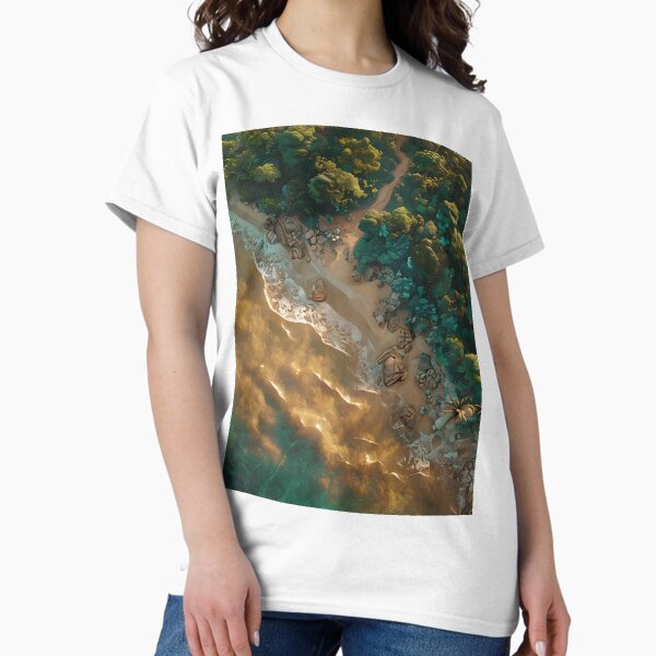 Item preview, Coastal landscape designed and sold by Jambonfromage.