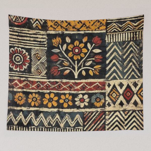 Item preview, Bohemian Floral Prints  designed and sold by Shs-Kenya.