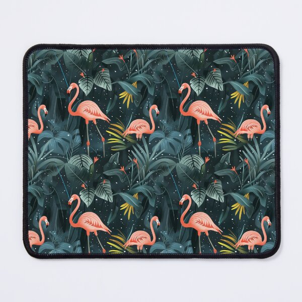 Item preview, Graceful Parade of Flamingos designed and sold by MidArtForge.