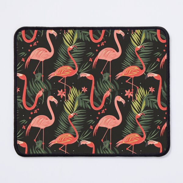 Item preview, Graceful Parade of Flamingos designed and sold by MidArtForge.