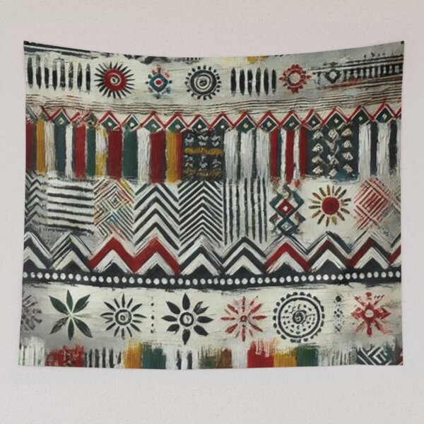 Item preview, Afro-Bohemian Mud Cloth Print designed and sold by Shs-Kenya.