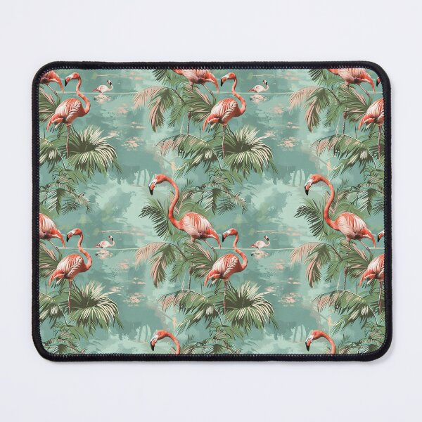Item preview, Graceful Parade of Flamingos designed and sold by MidArtForge.