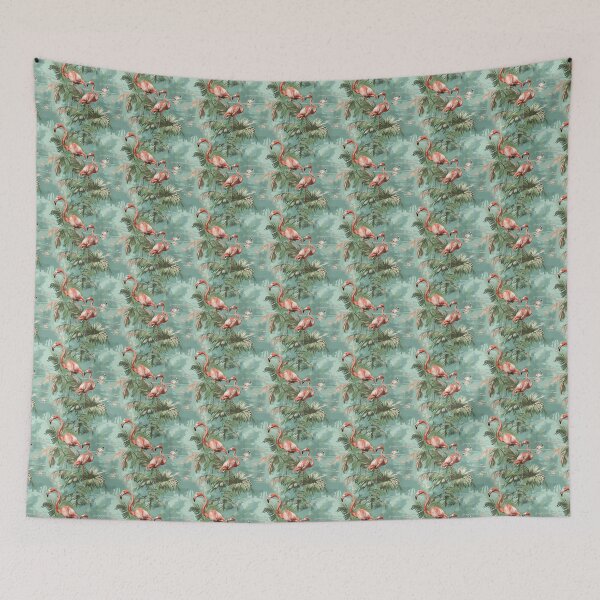 Item preview, Graceful Parade of Flamingos designed and sold by MidArtForge.