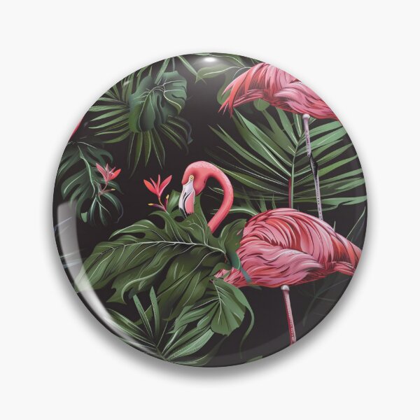 Item preview, Graceful Parade of Flamingos designed and sold by MidArtForge.