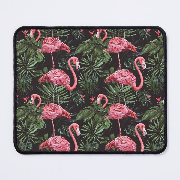Item preview, Graceful Parade of Flamingos designed and sold by MidArtForge.