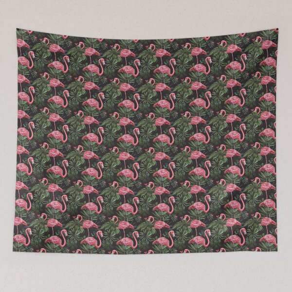 Item preview, Graceful Parade of Flamingos designed and sold by MidArtForge.