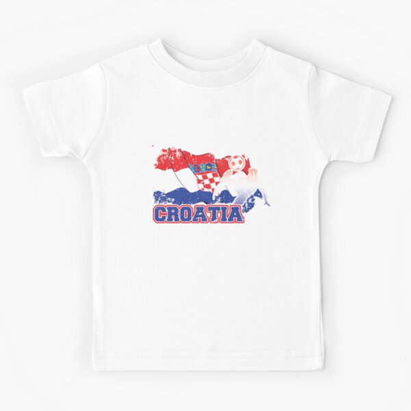 La Croatie t-shirt Enfants Football Fan shirt blanc