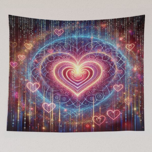 Item preview, Abstract Love Matrix Fusion designed and sold by Imaginarium of Chaos falcon88 .
