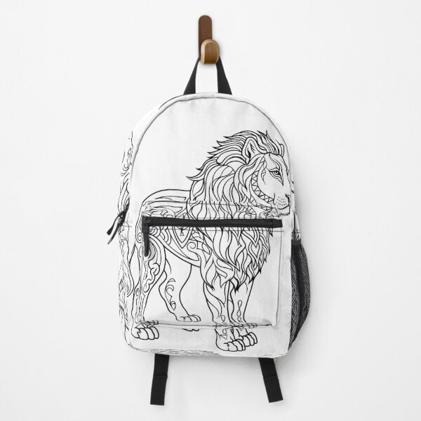 Item preview, Lion #11 Coloring Page Pattern designed and sold by DavidColoring.