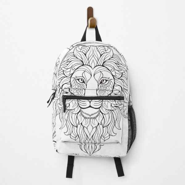 Item preview, Lion #12 Coloring Page Pattern designed and sold by DavidColoring.