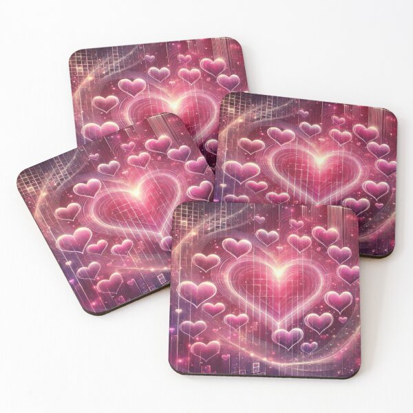 Item preview, Heart Grid Matrix Swirl designed and sold by Imaginarium of Chaos falcon88 .