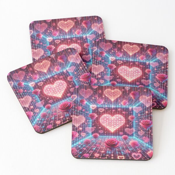 Item preview, Neon Love Web Pattern designed and sold by Imaginarium of Chaos falcon88 .