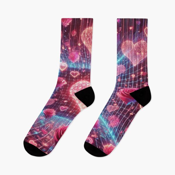 Item preview, Neon Love Web Pattern designed and sold by Imaginarium of Chaos falcon88 .