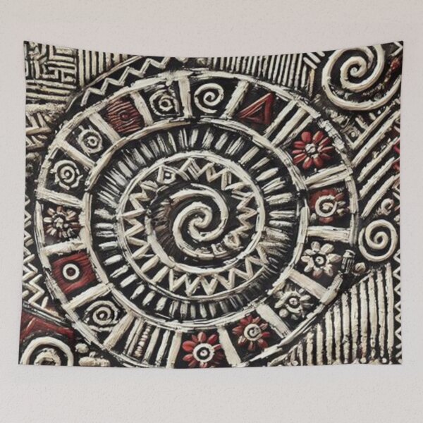 Item preview, Boho Spiral Print designed and sold by Shs-Kenya.