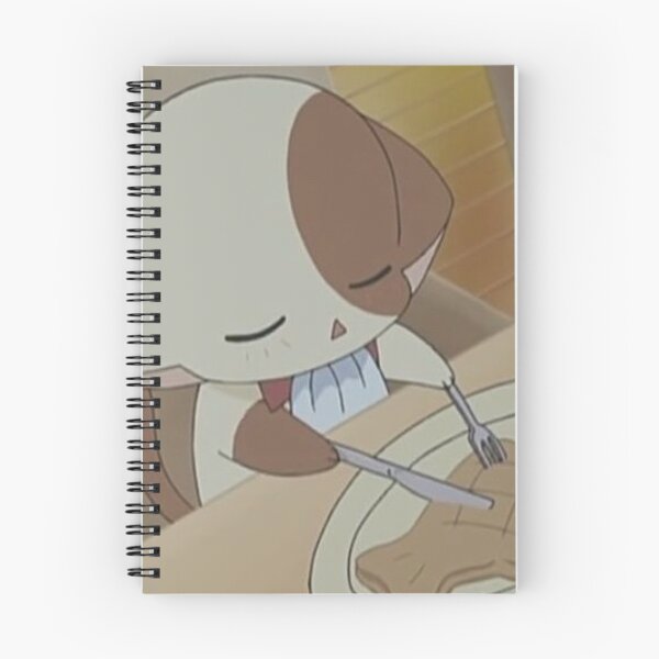 Item preview, gato comiendo anime designed and sold by morganeio.