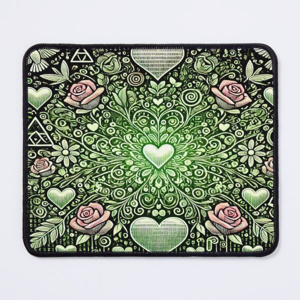 Item preview, Matrix Love Doodle Pattern designed and sold by Imaginarium of Chaos falcon88 .