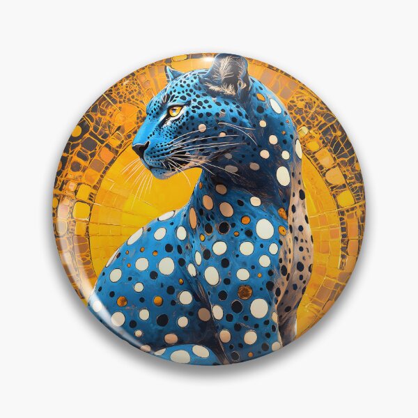 Item preview, A blue leopard with white spots on its body, Big Avatar designed and sold by wonderisland.